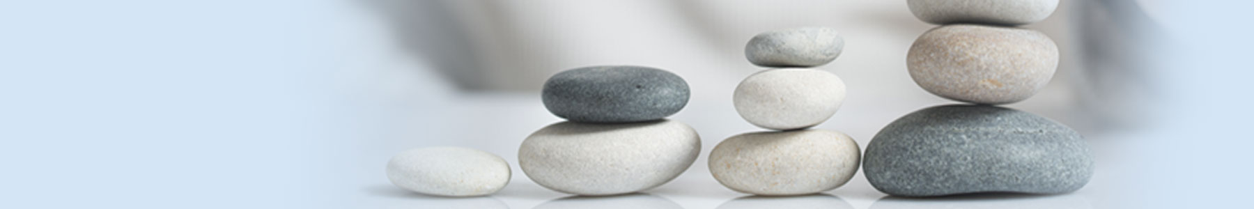 photo of stones stacked to represent wellness